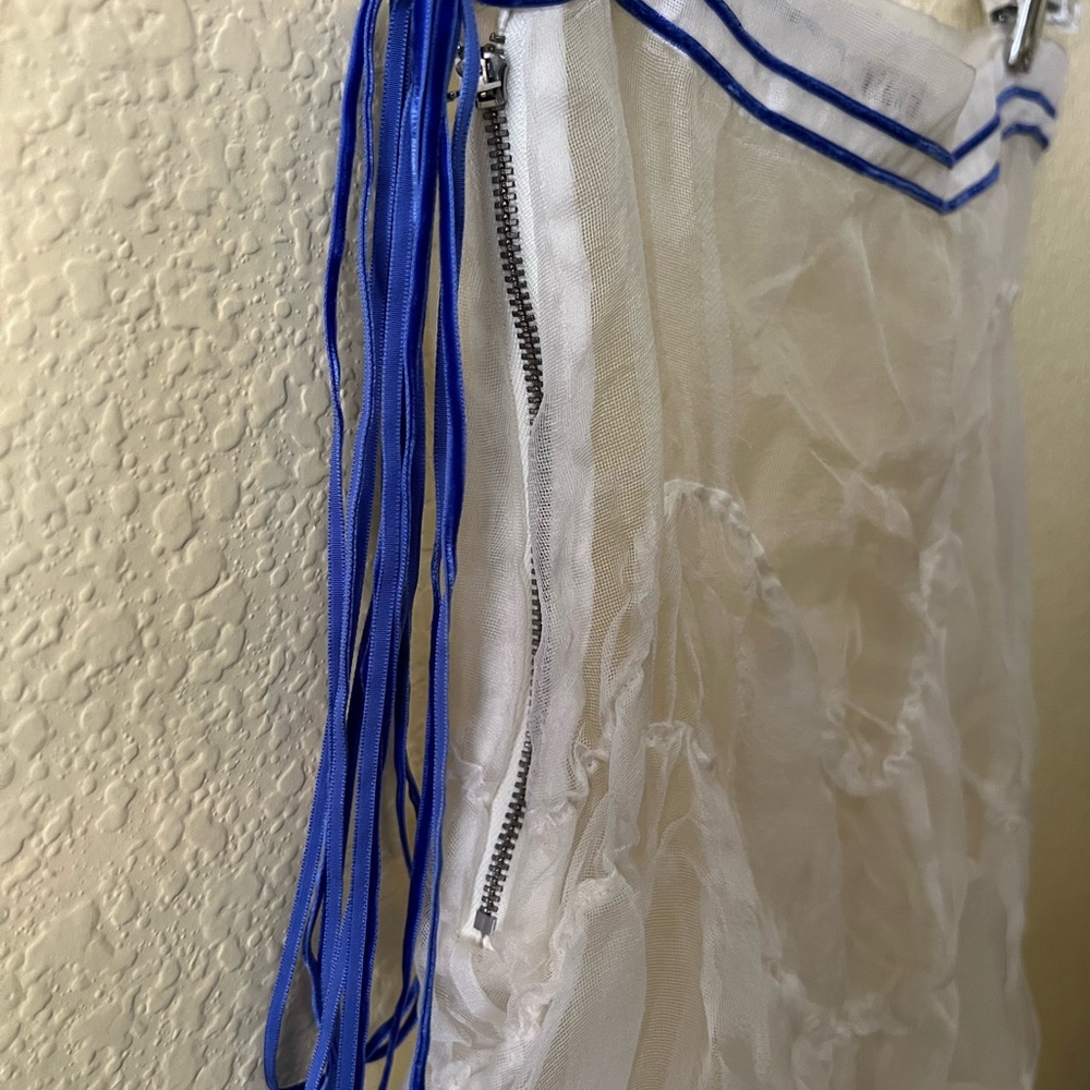 Märchen Silk Tiered Asymmetrical Skirt - Picture 5 of 13